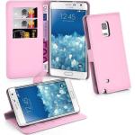 Rosa Cadorabo Samsung Galaxy Note Edge Cases Art: Flip Cases aus Kunststoff 
