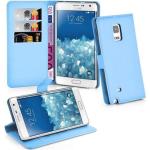 Blaue Cadorabo Samsung Galaxy Note Edge Cases Art: Flip Cases aus Kunststoff 