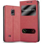 Rote Cadorabo Samsung Galaxy Note Edge Cases Art: Flip Cases 