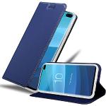 Reduzierte Blaue Elegante Cadorabo Samsung Galaxy S10+ Hüllen Art: Flip Cases mit Bildern aus Kunstleder klappbar 