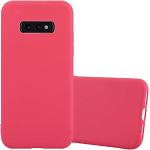 Rote Elegante Cadorabo Samsung Galaxy S10e Cases Art: Soft Cases mit Bildern aus Gummi kratzfest 