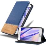 Dunkelblaue Cadorabo Samsung Galaxy S2 Cases Art: Flip Cases 