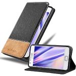 Schwarze Elegante Cadorabo Samsung Galaxy S2 Cases Art: Flip Cases mit Bildern aus Kunstleder klappbar 