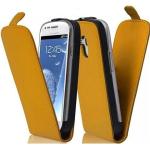 Gelbe Cadorabo Kill Bill Samsung Galaxy S3 Mini Cases Art: Flip Cases aus Kunstleder mini 
