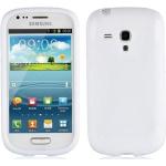 Weiße Cadorabo Samsung Galaxy S3 Mini Cases aus Kunststoff mini 