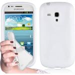 Weiße Cadorabo Samsung Galaxy S3 Mini Cases Art: Bumper Cases mit Bildern aus Silikon mini 