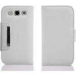 Weiße Cadorabo Samsung Galaxy S3 Cases Art: Flip Cases aus Kunststoff 