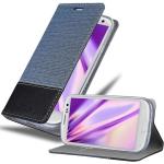 Dunkelblaue Cadorabo Samsung Galaxy S3 Cases Art: Flip Cases aus Kunststoff 