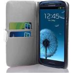 Weiße Cadorabo Samsung Galaxy S3 Cases Art: Flip Cases aus Kunststoff 