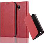 Rote Cadorabo Samsung Galaxy S4 Active Cases Art: Flip Cases aus Kunststoff 