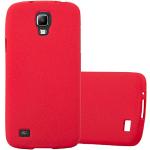 Reduzierte Rote Elegante Cadorabo Samsung Galaxy S4 Active Cases Art: Soft Cases mit Bildern aus Gummi kratzfest 