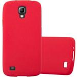 Rote Cadorabo Samsung Galaxy S4 Active Cases Art: Bumper Cases aus Silikon 