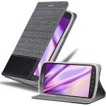 Schwarze Cadorabo Samsung Galaxy S4 Active Cases Art: Flip Cases aus Kunstleder 