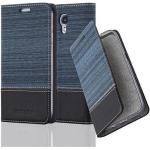 Dunkelblaue Cadorabo Samsung Galaxy S4 Cases Art: Flip Cases 