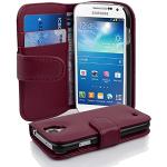 Reduzierte Lila Elegante Cadorabo Samsung Galaxy S4 Mini Cases Art: Flip Cases mit Bildern aus Kunstleder mini 