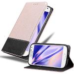 Rosa Elegante Cadorabo Samsung Galaxy S4 Mini Cases Art: Flip Cases mit Bildern aus Kunstleder klappbar mini 