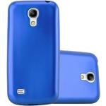 Blaue Cadorabo Samsung Galaxy S4 Mini Cases Art: Bumper Cases aus Silikon mini 