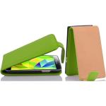 Apfelgrüne Cadorabo Samsung Galaxy S5 Mini Cases Art: Flip Cases aus Kunststoff mini 