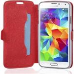 Rote Cadorabo Samsung Galaxy S5 Cases Art: Flip Cases 