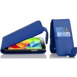 Blaue Cadorabo Samsung Galaxy S5 Cases Art: Flip Cases aus Kunststoff 