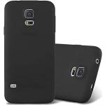 Schwarze Cadorabo Samsung Galaxy S5 Cases Art: Bumper Cases aus Silikon 