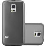 Graue Cadorabo Samsung Galaxy S5 Cases Art: Bumper Cases aus Silikon 