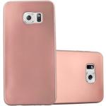 Rosa Cadorabo Samsung Galaxy S6 Edge Cases Art: Bumper Cases aus Silikon 