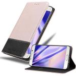 Schwarze Cadorabo Samsung Galaxy S6 Edge + Cases Art: Flip Cases aus Kunststoff 