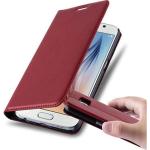 Rote Cadorabo Samsung Galaxy S6 Cases Art: Flip Cases aus Kunststoff 
