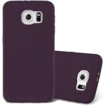 Lila Cadorabo Samsung Galaxy S6 Cases Art: Bumper Cases aus Silikon 