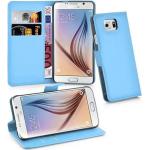 Blaue Cadorabo Samsung Galaxy S6 Cases Art: Flip Cases aus Kunststoff 