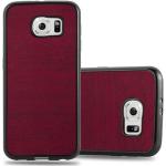 Rote Cadorabo Samsung Galaxy S6 Cases Art: Bumper Cases aus Silikon 