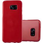 Rote Cadorabo Samsung Galaxy S7 Edge Cases Art: Bumper Cases aus Silikon 