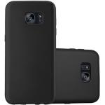 Schwarze Cadorabo Samsung Galaxy S7 Edge Cases Art: Bumper Cases aus Silikon 