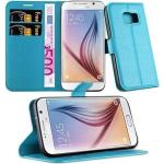 Blaue Cadorabo Samsung Galaxy S7 Hüllen Art: Flip Cases aus Kunststoff 