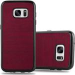 Rote Cadorabo Samsung Galaxy S7 Hüllen Art: Bumper Cases aus Silikon 