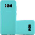Blaue Cadorabo Samsung Galaxy S8 Cases Art: Bumper Cases aus Silikon 