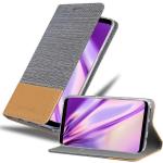 Hellgraue Cadorabo Samsung Galaxy S8 Cases Art: Flip Cases aus Kunststoff 