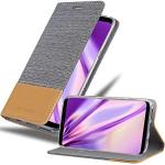 Hellgraue Cadorabo Samsung Galaxy S8 Cases Art: Flip Cases 