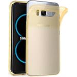 Goldene Cadorabo Samsung Galaxy S8 Cases Art: Bumper Cases durchsichtig aus Silikon 