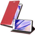 Rote Cadorabo Sony Xperia C4 Cases Art: Flip Cases aus Kunststoff 