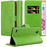 Grüne Cadorabo Sony Xperia C4 Cases Art: Flip Cases aus Kunststoff 