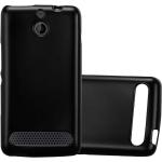 Schwarze Cadorabo Sony Xperia E1 Cases Art: Bumper Cases aus Silikon 