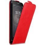 Rote Cadorabo Sony Xperia L2 Cases Art: Flip Cases aus Kunststoff 