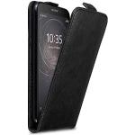 Reduzierte Schwarze Elegante Cadorabo Sony Xperia L2 Cases Art: Flip Cases mit Bildern aus Kunstleder klappbar 
