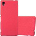 Rote Cadorabo Sony Xperia M4 Aqua Cases Art: Bumper Cases aus Silikon 