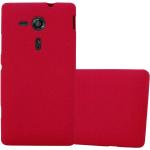 Rote Cadorabo Sony Xperia SP Cases Art: Bumper Cases aus Silikon 