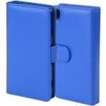 Blaue Cadorabo Sony Xperia X Cases Art: Flip Cases aus Kunststoff 