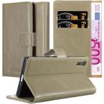 Braune Cadorabo Sony Xperia XZ Cases Art: Flip Cases aus Kunststoff 