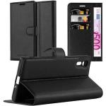 Schwarze Cadorabo Sony Xperia XZs  Cases Art: Flip Cases aus Kunststoff 